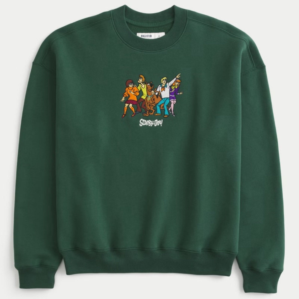 NWT Hollister Scooby-Doo Graphic Crew Sweatshirt Men’s Size XS